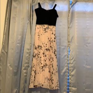 long floral dress